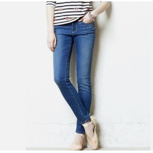 Pilcro and the Letterpress Denim - Anthropologie Pilcro and the Letterpress Jeans size 28 mid-rise skinny jeans